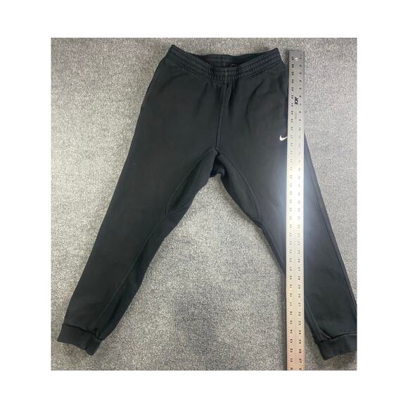 Nike Unisex Black Fleece Sweatpants Joggers Athletic Pants - Size M Medium - Picture 1 of 5